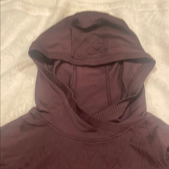 lululemon athletica restless pullover Maroon Hooded Sweater - Picture 2 of 7